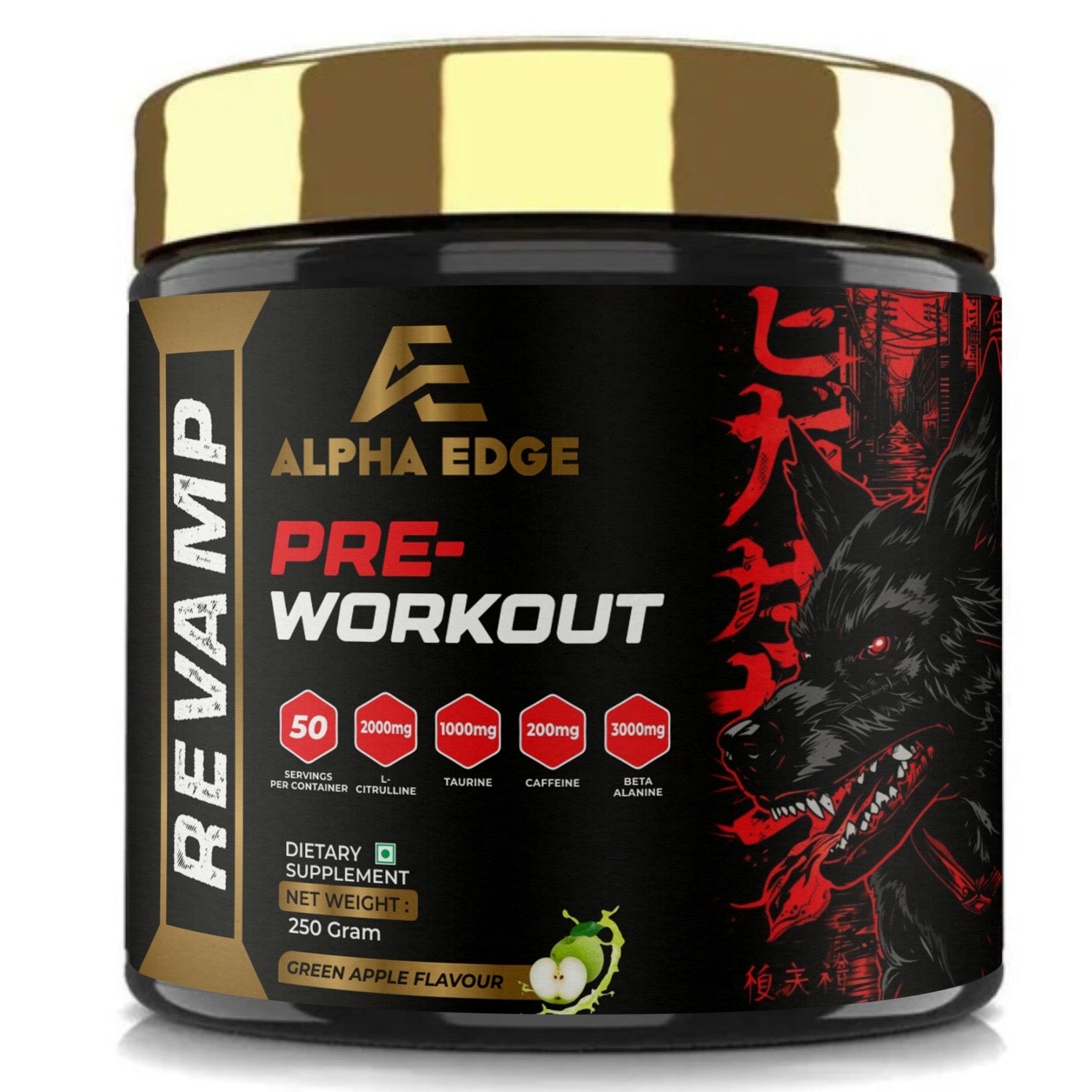 ALPHA EDGE | PRE-WORKOUT | REVAMP | 50 SERVINGS ⚡
