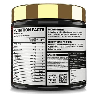 Alpha Edge - Revamp Preworkout Alpha Edge - Revamp Preworkout